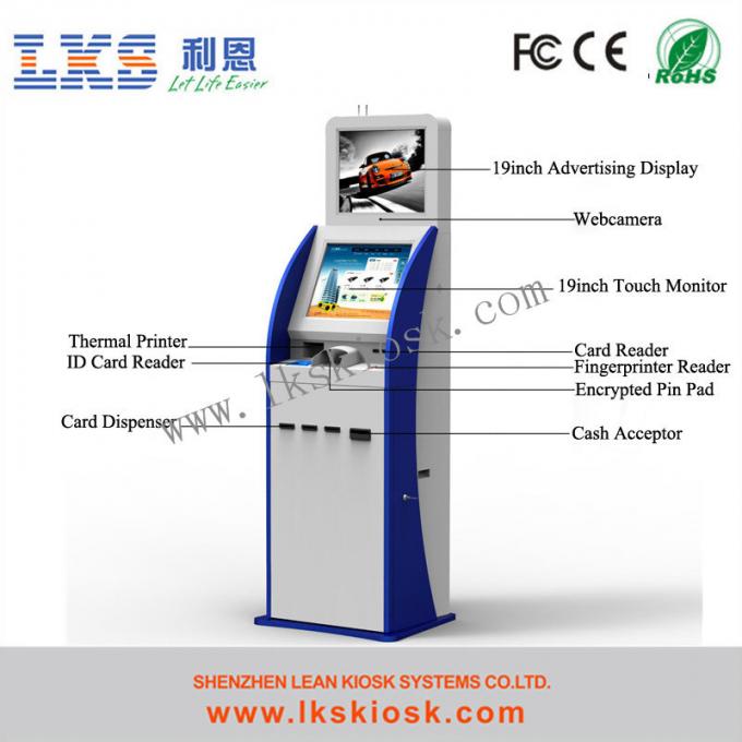 Conception de kiosque d'affichage de l'information d'écran tactile de kiosques de kiosque de contact