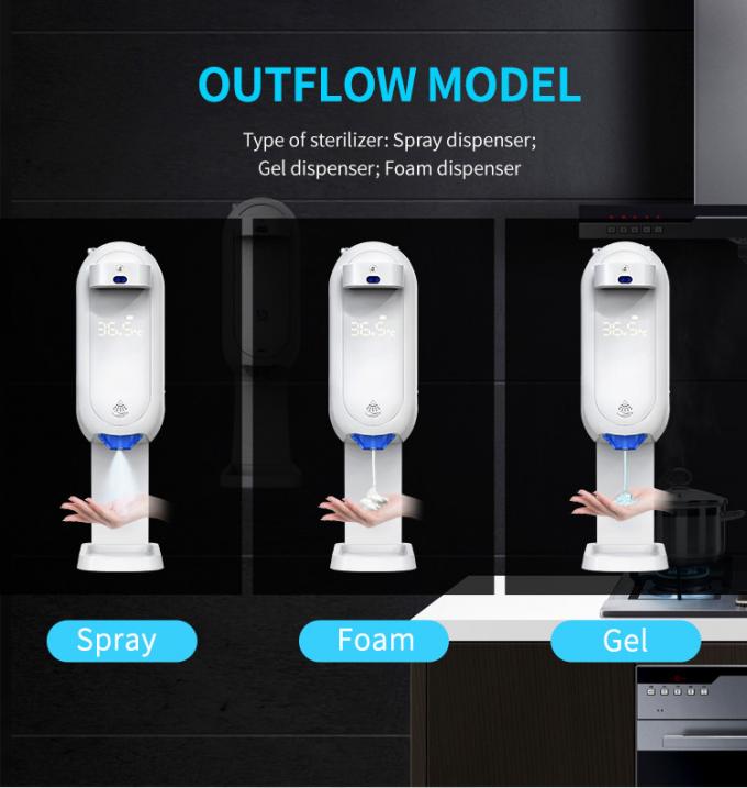 Du plus L5 distributeur automatique de savon de contact non avec la température mesurant 1100ml 5