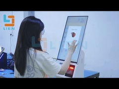 21.5 pouces machine à commander avec imprimante thermique et lecteur de carte de crédit