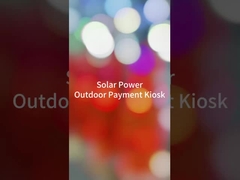 Accepteur d'argent comptant Lecteur de carte de crédit Kiosque de paiement pour le stationnement