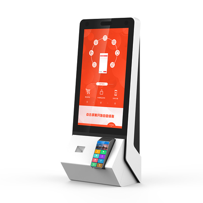 Self Ordering Kiosk With POS Terminal For Restaurant And Store, Fast Food Order Kiosk