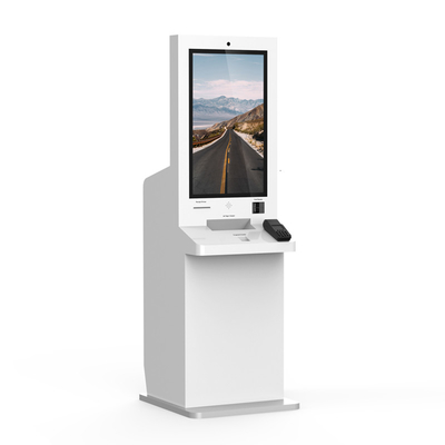 auto-test d'hôtel de 24inch 27inch 32inch dans le kiosque avec l'imprimante terminale