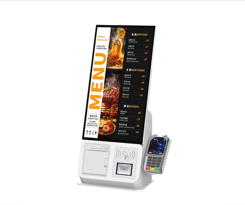 Kiosque de libre-service, poste de restauration rapide, terminal pour les restaurants