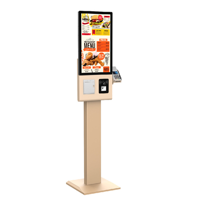 Kiosque d'auto-commande de PC industriel avec paiement facultatif et lecteur NFC