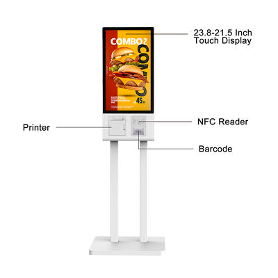 Le kiosque de commande libre-service permet aux restaurants à service rapide et aux détaillants d'offrir un service plus rapide