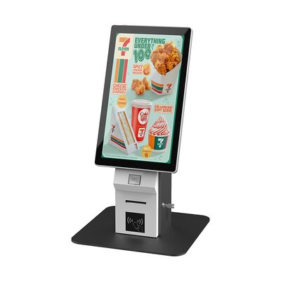 Terminal d'autocommande à écran tactile commercial adapté à la restauration et au commerce de détail