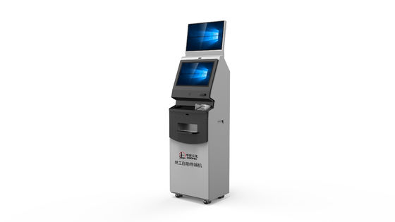 Argent liquide adapté aux besoins du client de kiosque d'écran tactile de service d'individu réutilisant la carte Bill Payment Kiosk