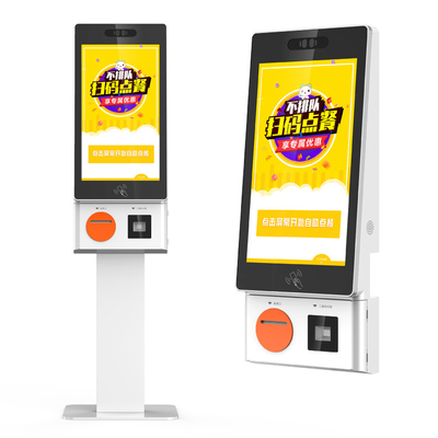 Kiosque de commande d'individu de LKS 24inch 27inch pour le restaurant d'aliments de préparation rapide